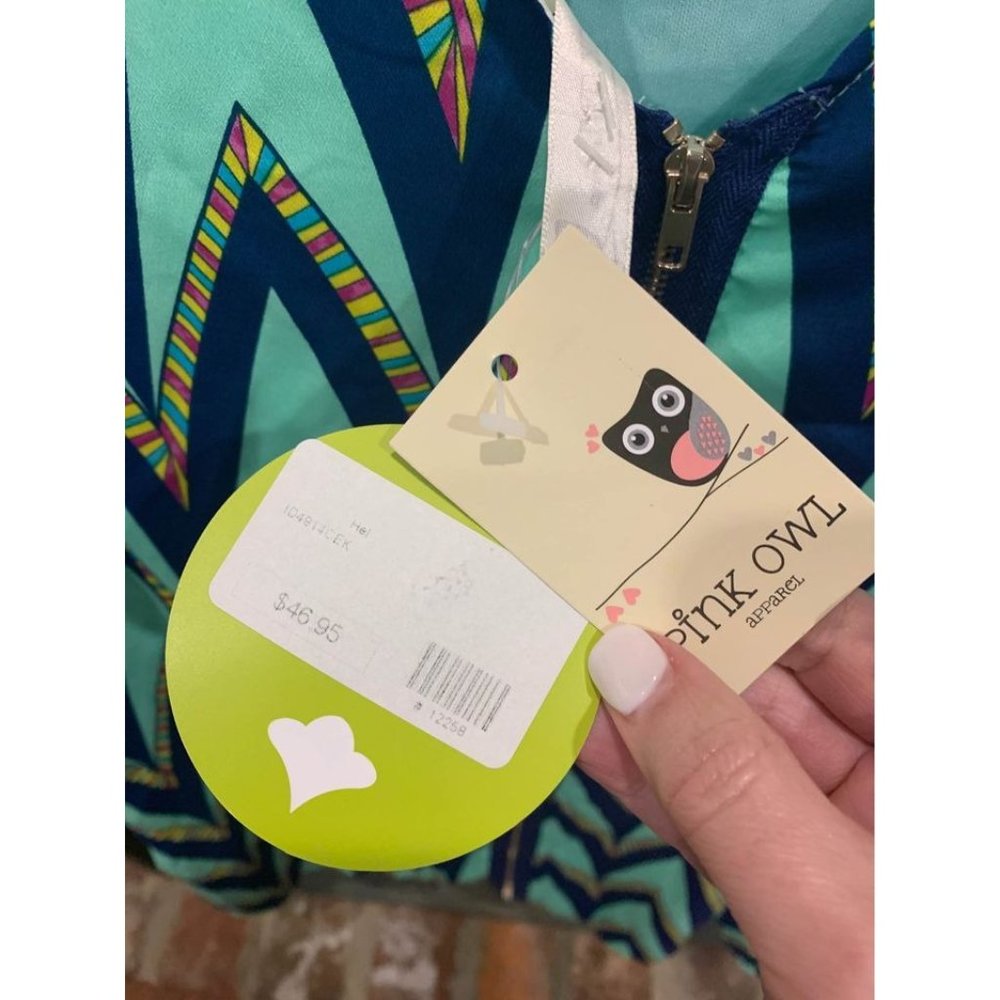 NWT Material girls dress by Pink Owl, ladies medium (Bin CC) - Picture 4 of 5